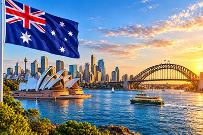 Courier to Australia